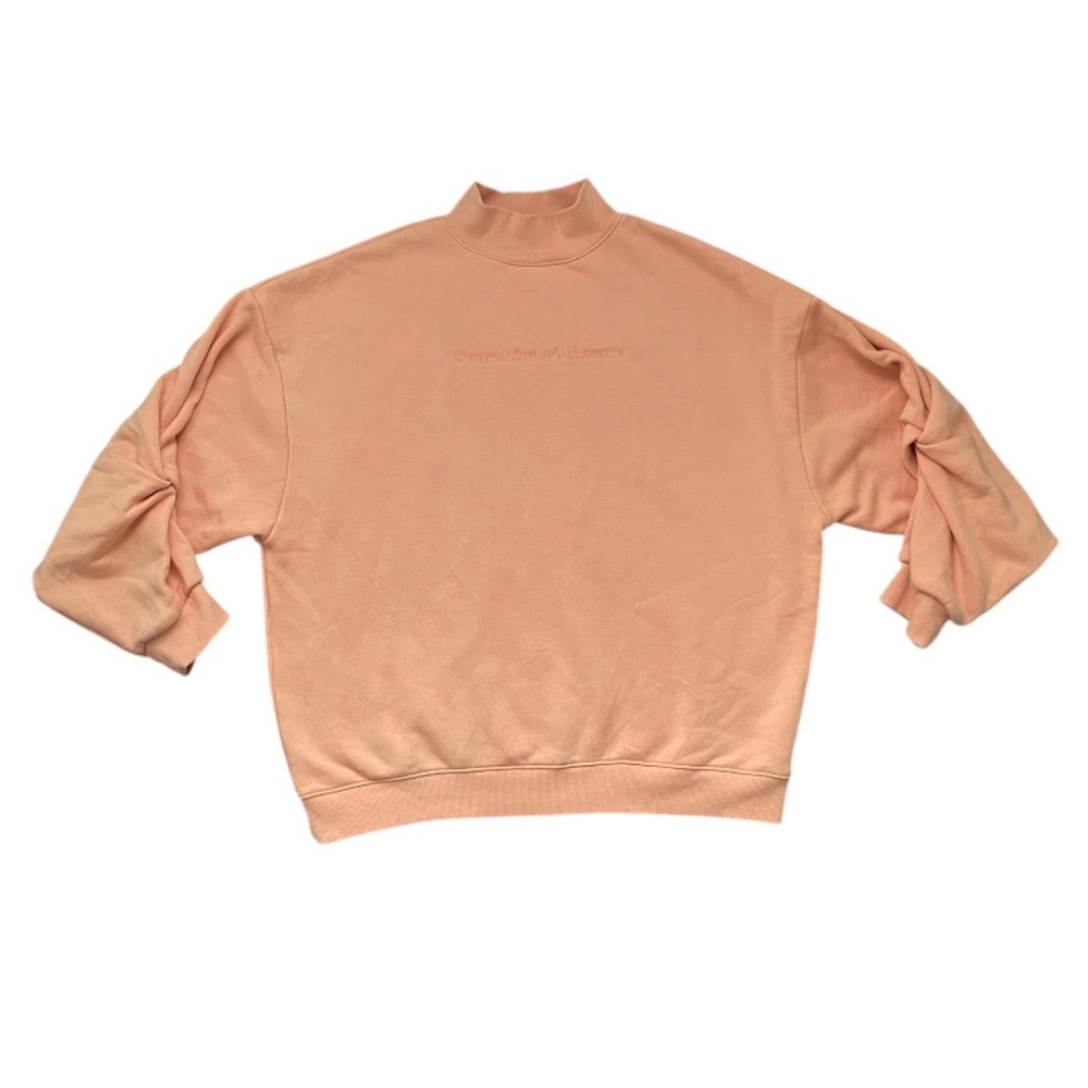 Moussy Japanese Brand Gyaru Style Orange Sweatshirt Free Size